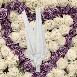 Nwt Patrizia Pepe TopWear White Bodysuit